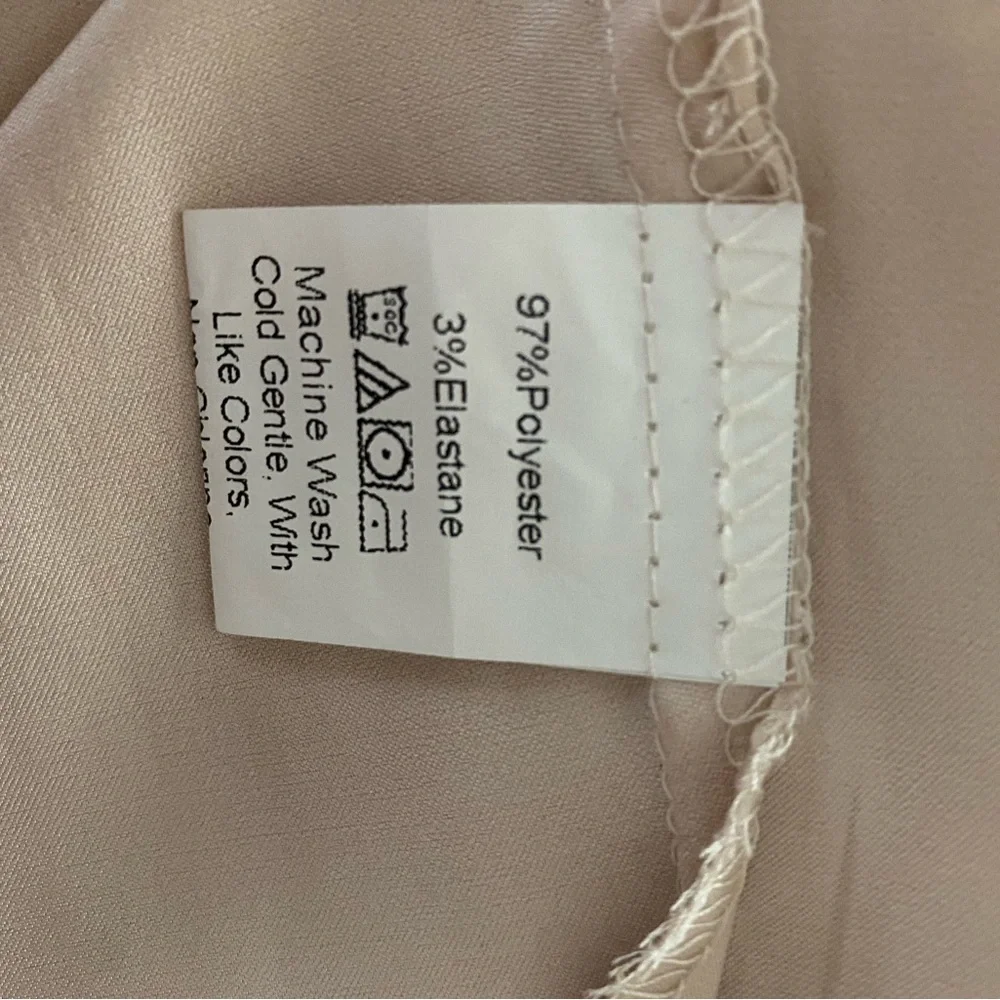 SHEIN champagne satin cami dress NWOT - Picture 10 of 12